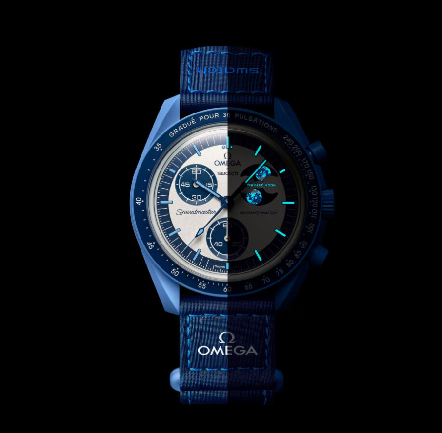 Swatch x Omega Bioceramic Moonswatch Mission to the Super Blue Moonphase