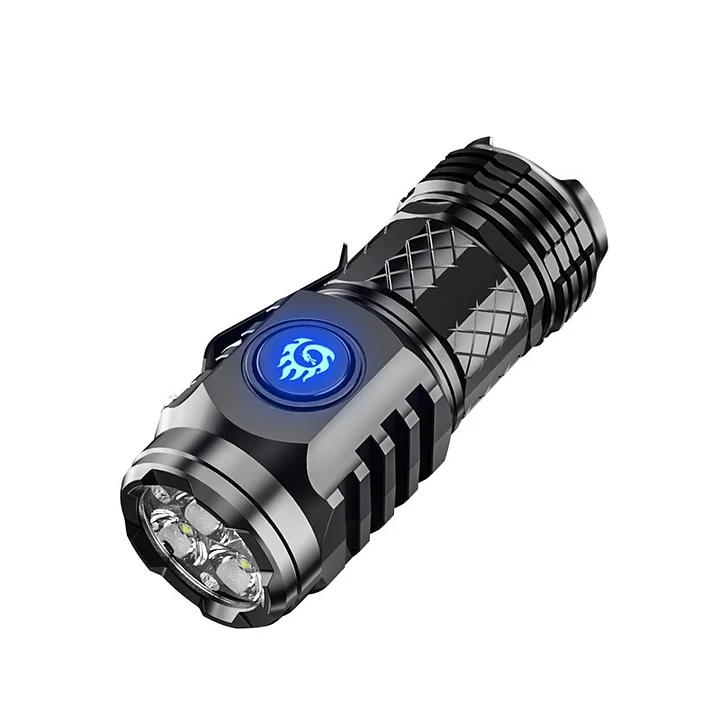 German Three-Eyed Monster Mini Flash Super Power Flashlight→Fast Delivery